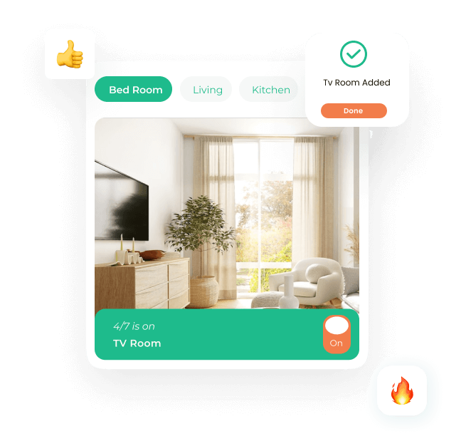 A mobile app's settings screen